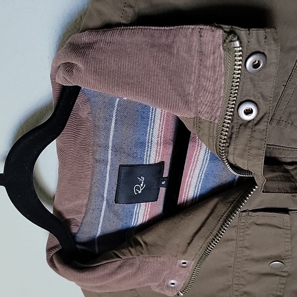 Rails Neutral Casusl mens porter dark olive jacket XL - Picture 4 of 13
